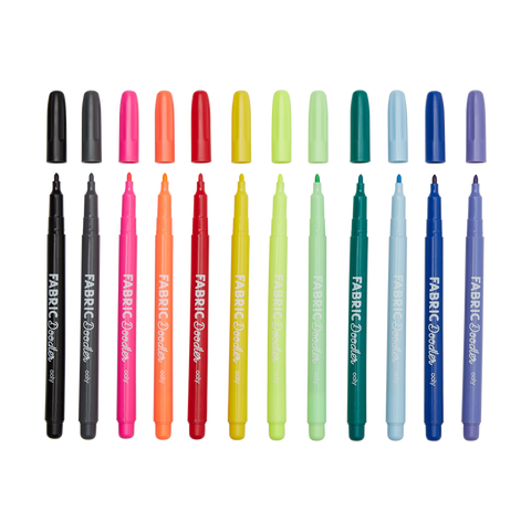 Fabric Doodlers Markers - Set of 12 by Ooly