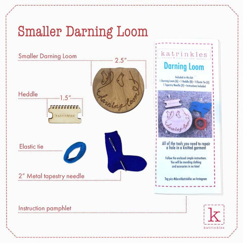Smaller Darning and Mending Loom Kit by Katrinkles