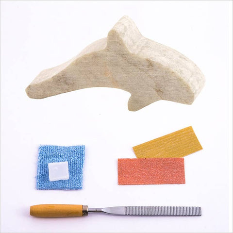 Orca Soapstone Carving and Whittling Kit  by Studiostone Creative