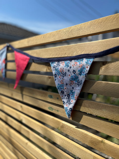 Learnary Bunting: Various Multi-Coloured by the Tangled Garden