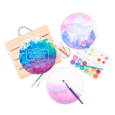Chroma Blends Circular Watercolour Paper Pad by Ooly