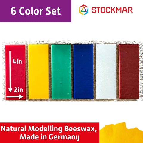 Modelling Beeswax - 6 colours - Stockmar