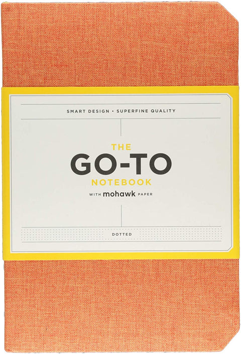 Go-To Notebook with Mohawk Paper Persimmon Orange Lined : (Lined Notebooks, Notebooks with Lines, Orange Notebooks) (Diary)