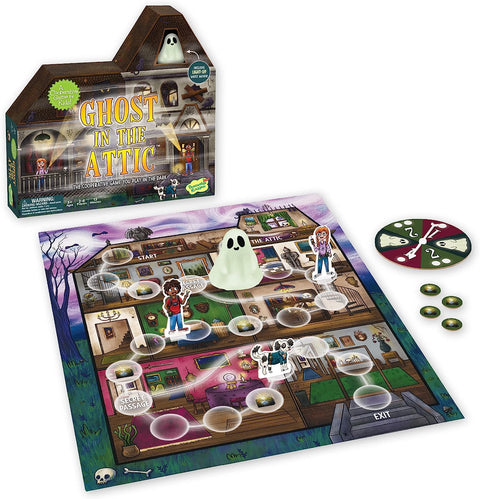 Ghost In The Attic Glow in the Dark Cooperative Game by Peaceable Kingdom