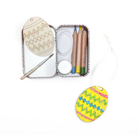 Make Your Own Easter Decoration Gift Tin Plastic Free - by Cotton Twist