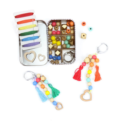You and Me Tassel Keyring Gift Kit - Plastic free - by Cotton Twist