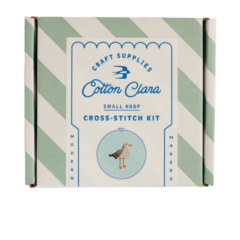 Seagull Cross Stitch Kit by Cotton Clara