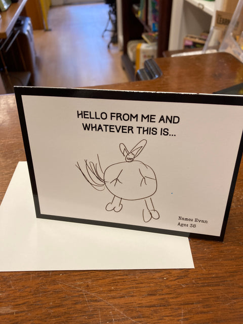 Hello From Me and Whatever This Is... Card by Awkward Convo