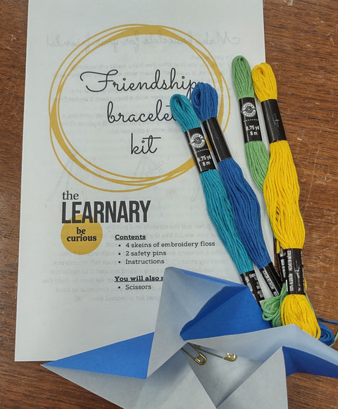 Friendship Bracelet Kit from The Learnary