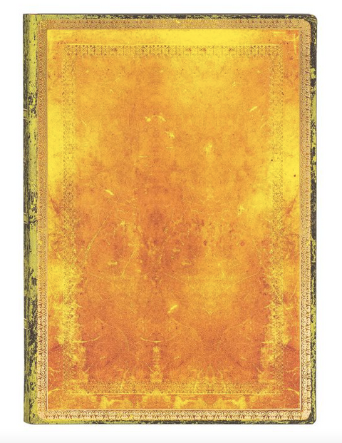 Ochre, Old Leather, Softcover, Unlined Journal