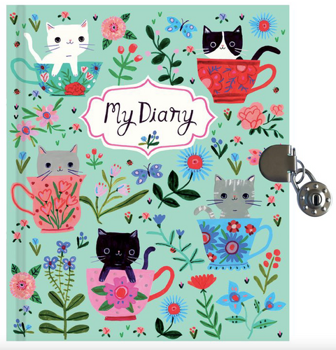 Teacup Kittens Locked Diary