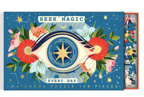 Seek Magic Every Day 128 Piece Matchbox Puzzle