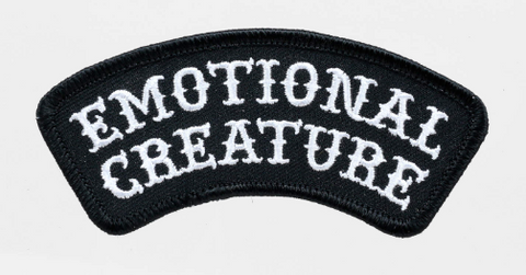 Emotional Creature Iron-On Patch by Notes To Self