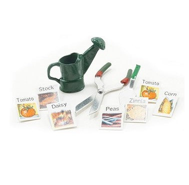 Mini Gardening Set with Seed Packs by Miniature Classics