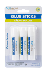 Craft Glue Sticks for paper 3-pack (8 g each) - Craft Medley