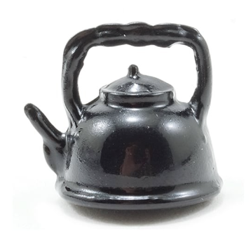 Mini Kettle (Black Tea Kettle) by Miniature Classics