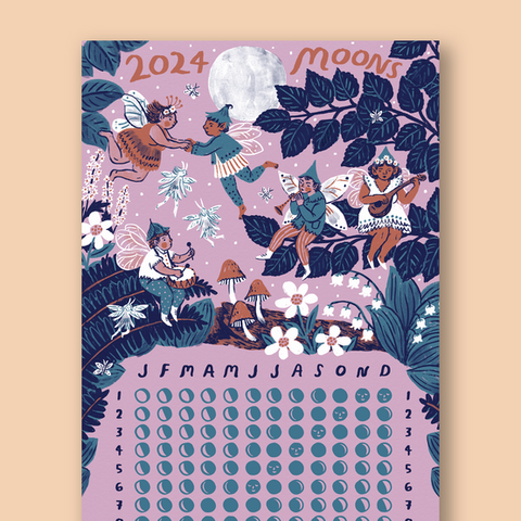 2024 Lunar Calendar by Phoebe Wahl
