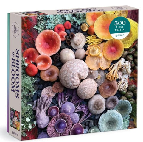 Shrooms in Bloom (500 piece puzzle) by Galison