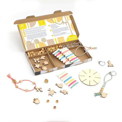 Charm Jewellery  Making Kit by Cotton Twist  - Plastic Free!