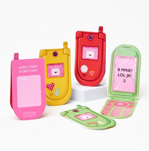 Set of 28 Flip Phone Valentines by Paper Source Wholesale