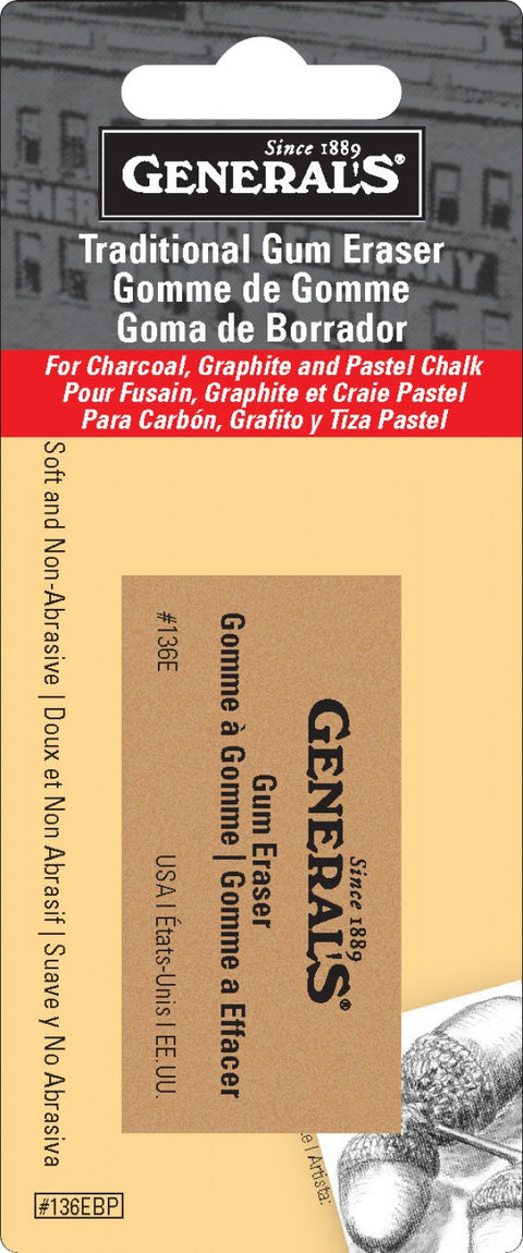 Latex Free Gum Eraser & Mat Cleaner 2" x 1"