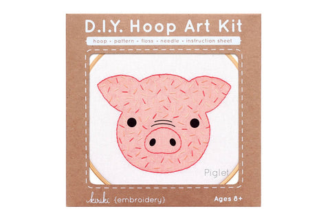 Piglet - Hoop Art Kit by Kiriki Press