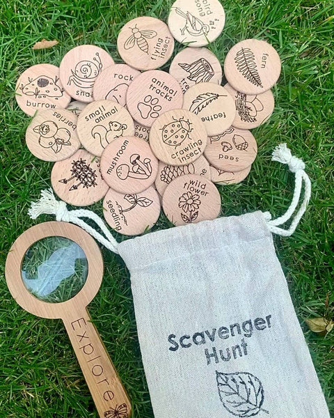 Forest Scavenger Hunt Discs by Tree Fort Toys