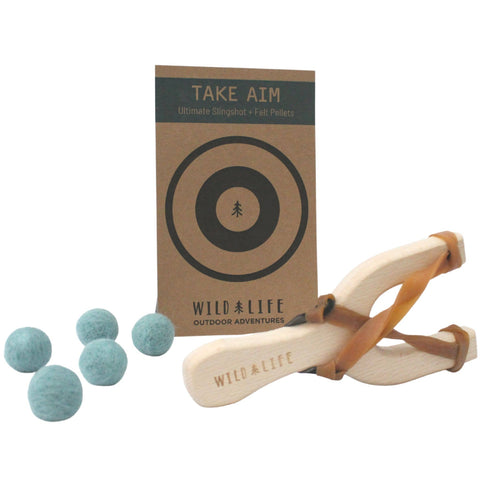 Take Aim Slingshot  with Felt Pellets Toy  by Wild Life Outdoor Adventures