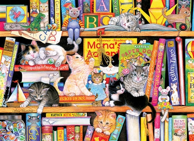 Storytime Kittens 350 Piece Family Puzzle by Cobble Hill (3 different sized pieces)