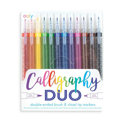 Calligraphy Duo Double Ended Markers by Ooly