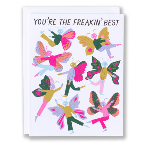 You're the Freakin' Best  Note Card by Banquet Workshop