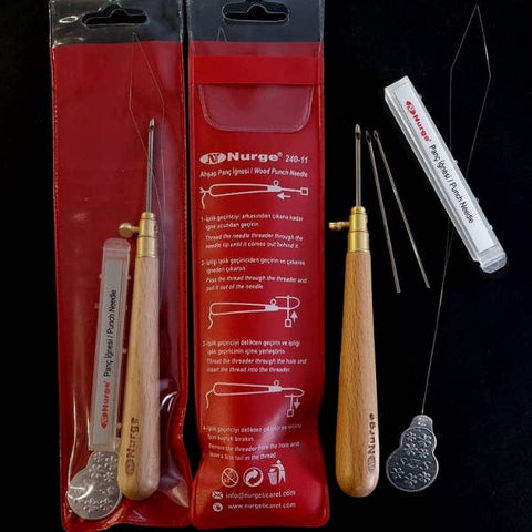 Punch Needle Fine Set (1.23, 1.6 & 2.2mm) by Nurge