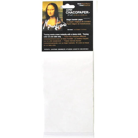 Mona Lisa Super Chacopaper  Magic Transfer Paper by Speedball in blue or white