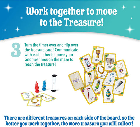 Gnomes at Night- A Cooperative Maze Game for Kids! by Peaceable Kingdom