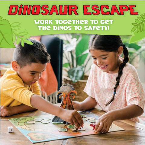 Dinosaur Escape Cooperative Game of Logic and Luck for Kids by Peaceable Kingdom
