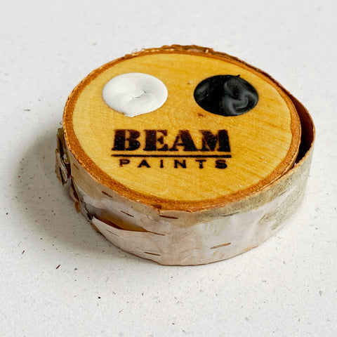 Birch Duos by Beam Paints: Graphite-Limestone White