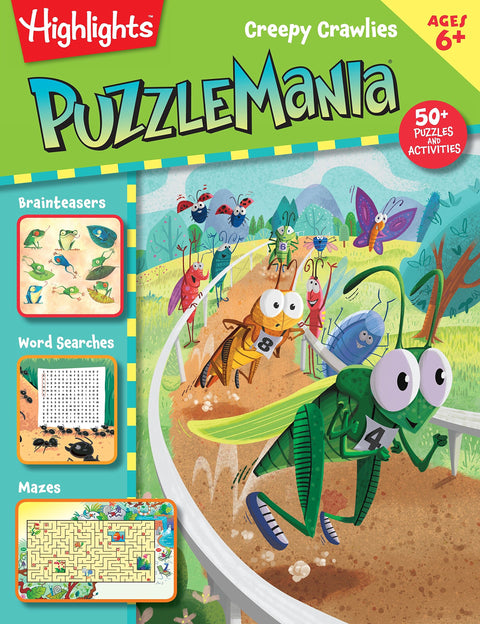 Creepy Crawlies PuzzleMania By Highlights