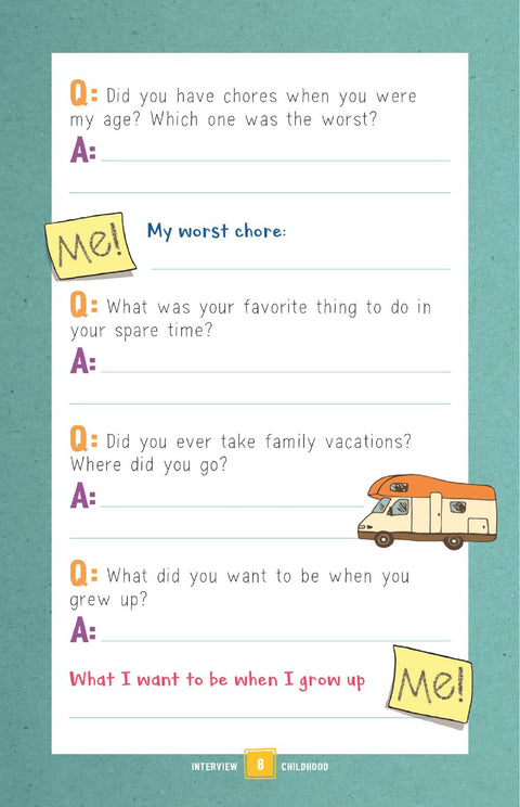 Interview with My Grandma: An Interactive Journal to Investigate Our Family History