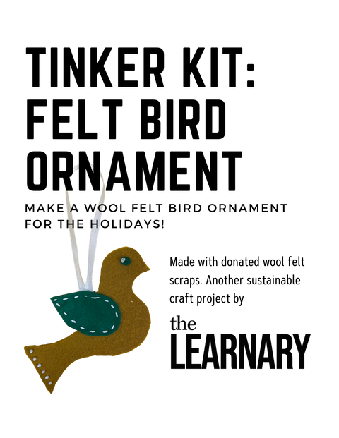 Felt Bird Ornament Kit (Tinker Kit)
