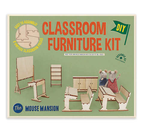 Classroom Furniture Kit by Mouse Mansion DIY Furniture Kits