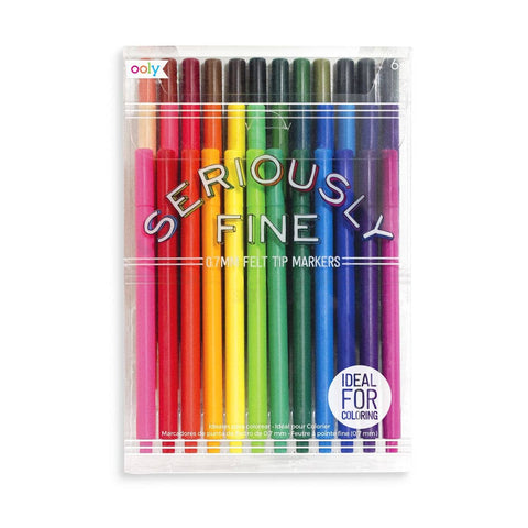 Seriously Fine Felt Tip Markers by Ooly