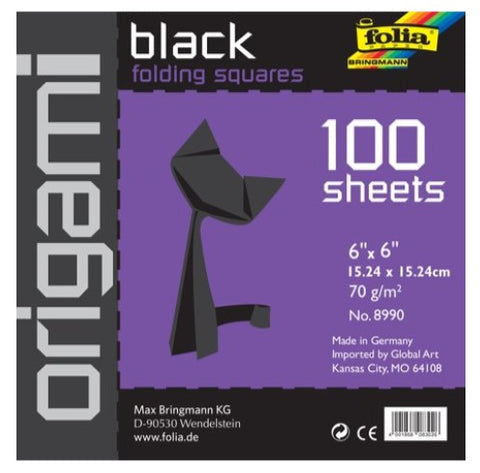 Black Origami Paper