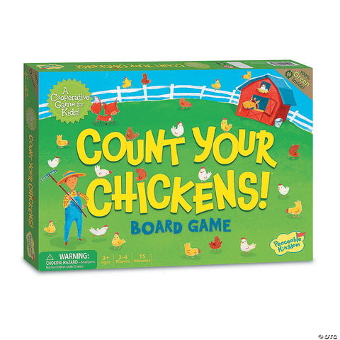 Count Your Chickens Cooperative Board Game by Peaceable Kingdom