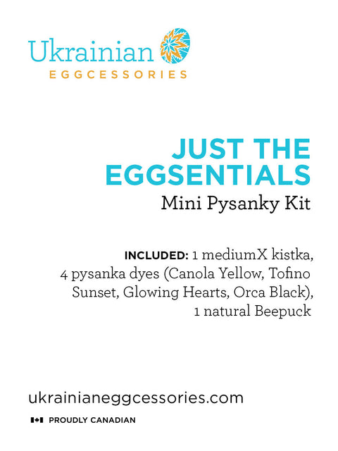 Just the Eggsentials : Mini Pysanky Kit