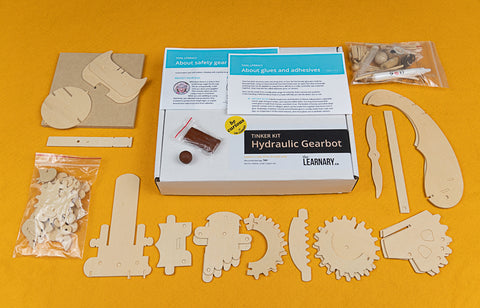 Hydraulic Gearbot: Learnary Tinker Kit