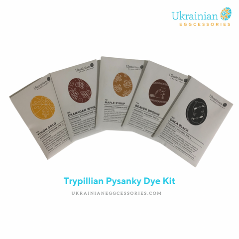 Pysanky Egg Supplies - Trypillian Egg Dye Kit