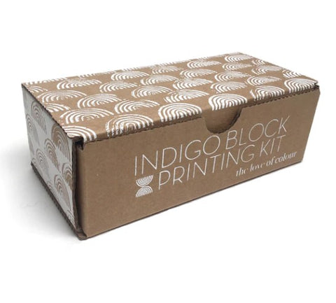 Indigo Block Printing Kit by the Love of Colour