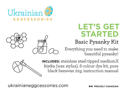 Let's Get Started Basic Pysanky Kit